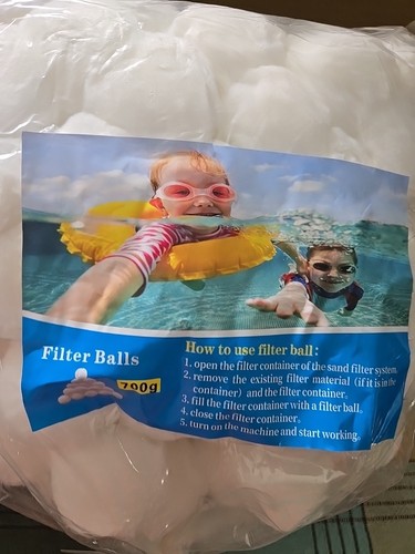 Pool Filter Balls Media for Swimming Pool Sand Filters 1.5  lbs Eco-Friendly - Picture 4 of 4