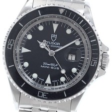 TUDOR Prince Oyster Date Mini Sub 94400 Data Quadrante Nero Automatico Ragazzo_935237