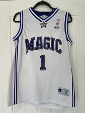 Champion Orlando Magic McGrady #1 NBA Jersey. Size M. Rare, Vintage 2004.