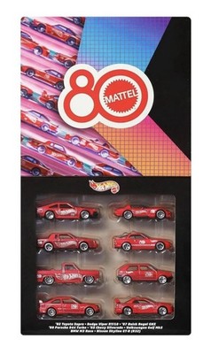 Hot Wheels 80th Anniversary Mattel JGK09 Modell Metallautos 8er Pack Neu Ovp