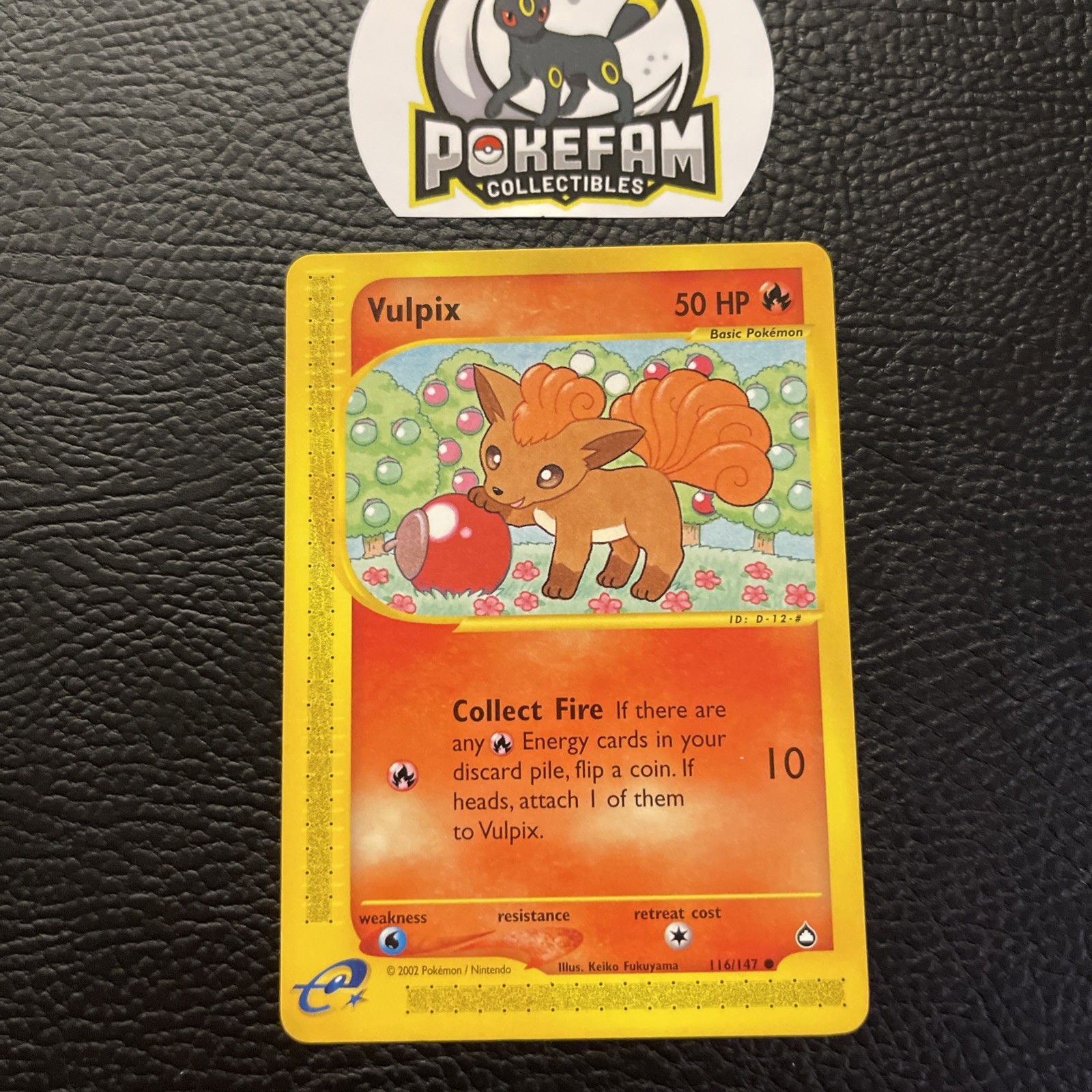 Vulpix 116/147 Pokemon Aquapolis NM - 0154