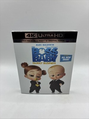 The Boss Baby Family Business 4K UHD Blu-ray Alec Baldwin NEW