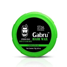 St. Bir Gabru Hair Styling Wax for Men 75g | Strong Hold | Classic| Long-Lasting