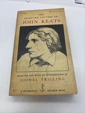 SELECTED  LETTERS OF JOHN KEATS 1956 TRILLING ANCHOR PB INTIMATE MASTERPIECES