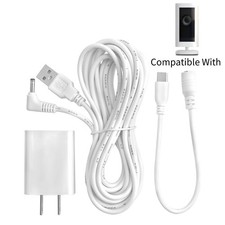 2PCS Power Cord for Ring Stick Up Cam Battery Plug-In 2nd/3rd Gen Pan Tilt