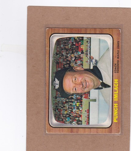 Punch Imlach #11 1966 Topps card