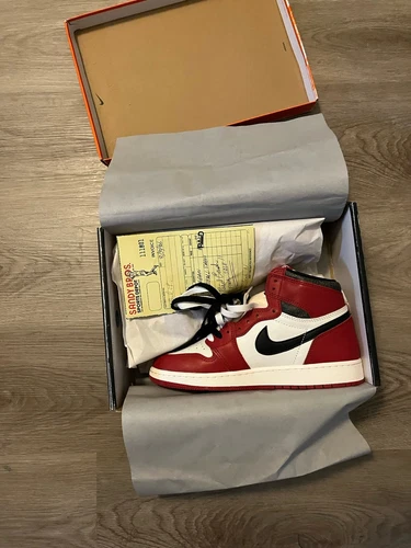 Nike Air Jordan 1 Retro High OG Chicago Lost and Found 7Y GS FD1437-612