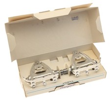 Campagnolo Athena Road Pedals C-Record Era w/ Straps Strada NOS NEW