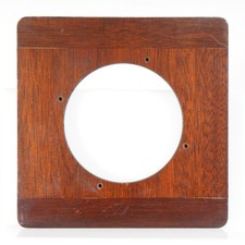 :Deardorff 8x10 6x6" Flat Wooden Lens Board w/ 86mm Opening