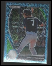 2021 Panini Prizm Draft Picks #PDP56 James Triantos Blue Wave Prizm