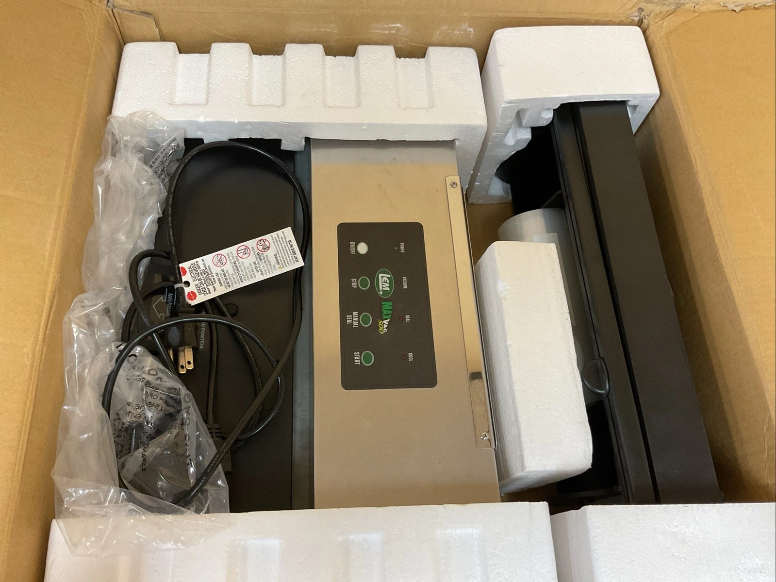 LEM MaxVac 500 Vacuum Sealer With Bag Holder & Cutter
Opens in a new window or tab