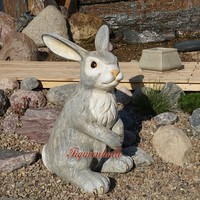 Hase Osterhase Groß Figur Statue Skulptur Garten Ostern AußEndekoration Werbung