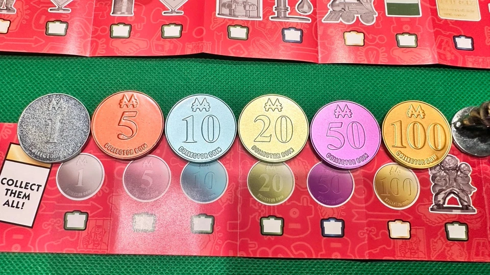 Monopoly Surprise 独家代币和社区胸部系列 1 整套 — 第 2/4 张图片