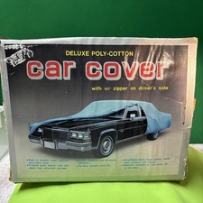 Nos Water Repellent Poly- Cotton Car Cover Universal Xl- Fits Cars To 15 9