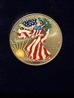 2000 Colorized American Silver Eagle coin 1 troy oz. .999 silver