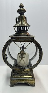 Vintage Indoor Lantern For Decor Use  3 Lbs  16” X 7” X 5    E7