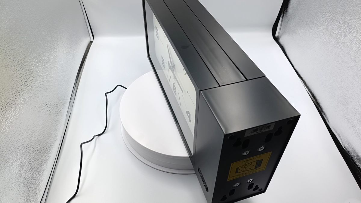 Dulton Double Face Wall Clock H21-0362BK Black Rectangle Magnet