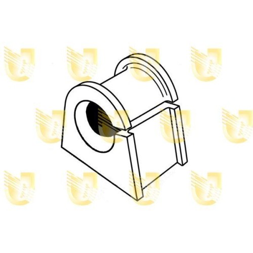 Lagerbuchse Stabilisator Unigom 390197 FüR Fiat Vorderachse Links-image