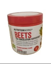 NUTRITIONWORKS Beets Circulation Super Foods, Exp 01/26