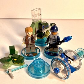 LEGO Dimensions Jurassic World 71205 Owen ACU Velociraptor Gyrosphere Base Tags