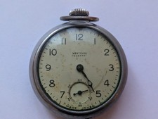 Vintage Westclox Scotty Pocket Watch Running Made in USA - As Is