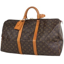 Louis Vuitton keepall50 borsa a mano monogramma marrone M41426 donna