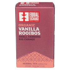 Thé Rooibos Vanille Bio 20 Sachets (Caisse de 6) Par Échange Équitable
