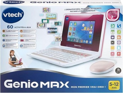VTech Genio Max Mein erster echter Ordi  7-Zoll franz. Version OVP beschädigt