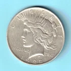 SILVER 1922 P PEACE SILVER DOLLAR UNGRADED - BEAUTIFUL COIN