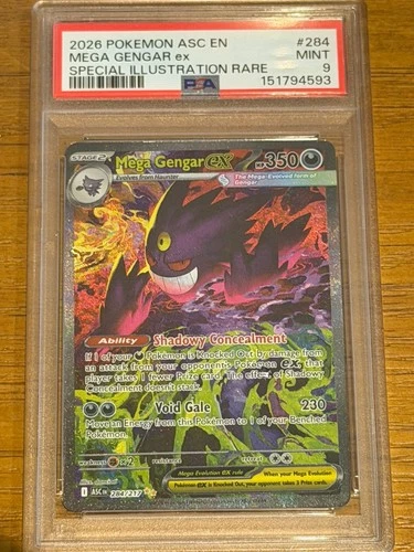 New Listing2026 POKEMON ASCENDED HEROES SIR MEGA GENGAR EX PSA 9