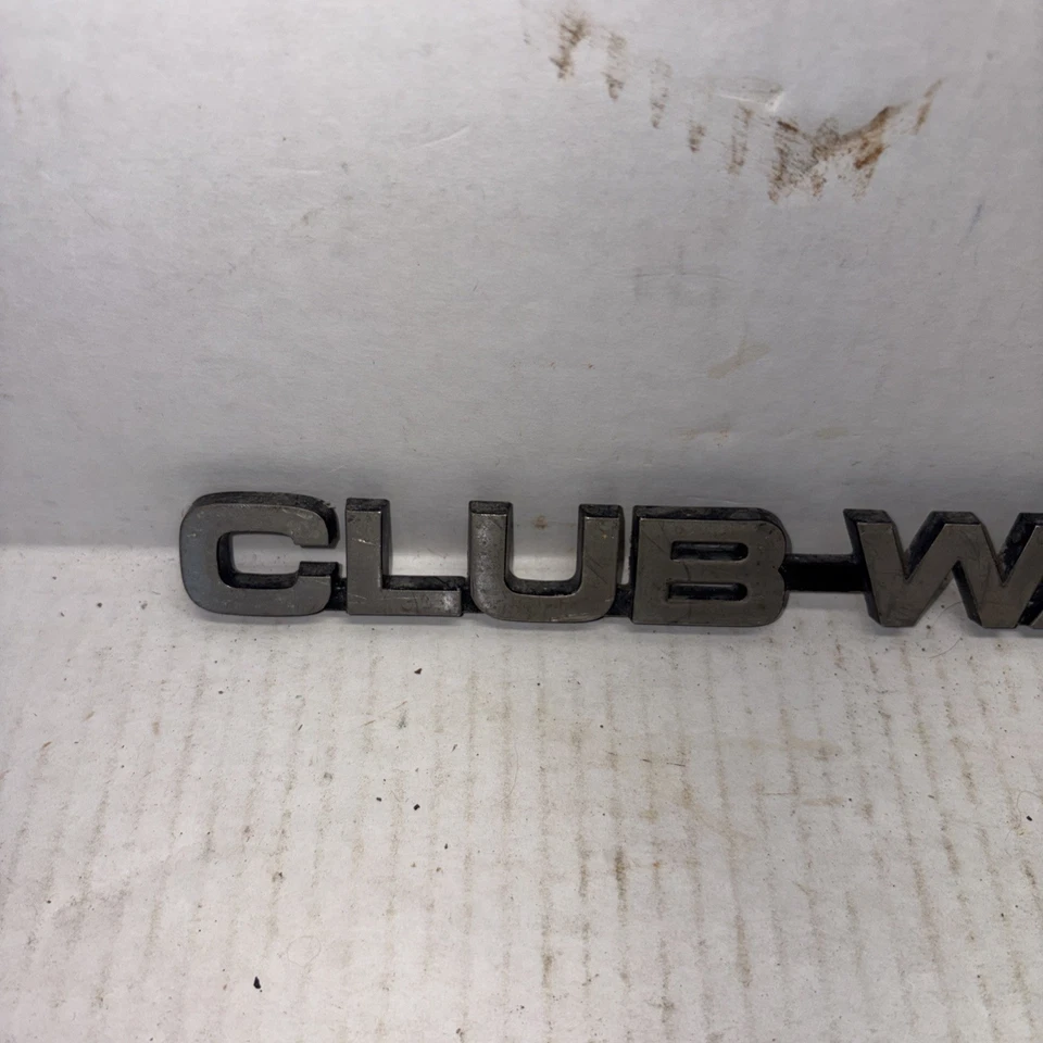 Emblema Club Wagon 1989 1990 1991 Ford Econoline Van E150 E250 E350 insignia moldura R Foto 2 de 4