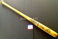 KELLY JOHNSON Signed Macon Braves Rare Game Used Bat PSA/DNA COA Certified Auto