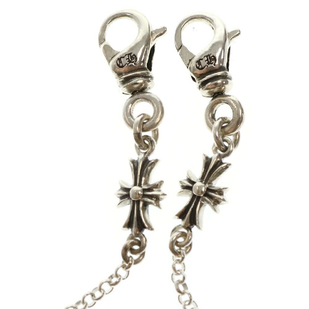 Chrome Hearts Size 30.0Inch Mask Roll-Chain 2 Clip Chain Necklace Silver / Used Chrome Hearts Size 30.0Inch Mask Roll-Chain 2 Clip Chain Necklace Silver / Used