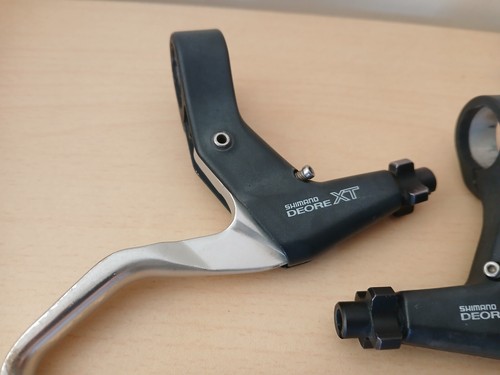 Shimano Deore XT BL-M739 Brake Levers Pair Set Vintage Retro MTB 22.2mm - Picture 3 of 14