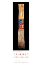 1994 GALLERY AD,  AMERICAN INDIAN PIPE BAG PRINT AD NORTHERN PLAINS, MID 1800s