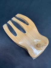 NEW Set/2 Bamboo Salad Hands 7 in Original Pa...