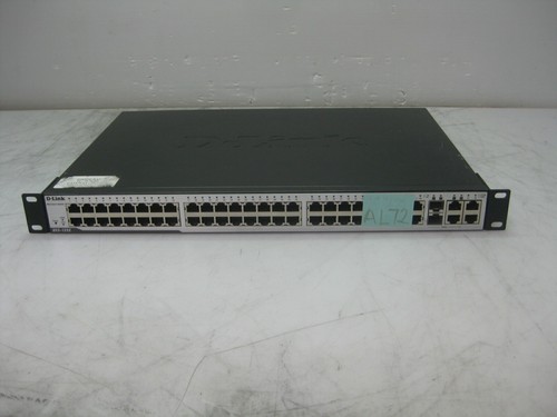 USED D-Link DES-1252 48 PORT 10/100Mbps ETHERNET SWITCH +MOUNTING EARS IES1252N - Picture 2 of 9
