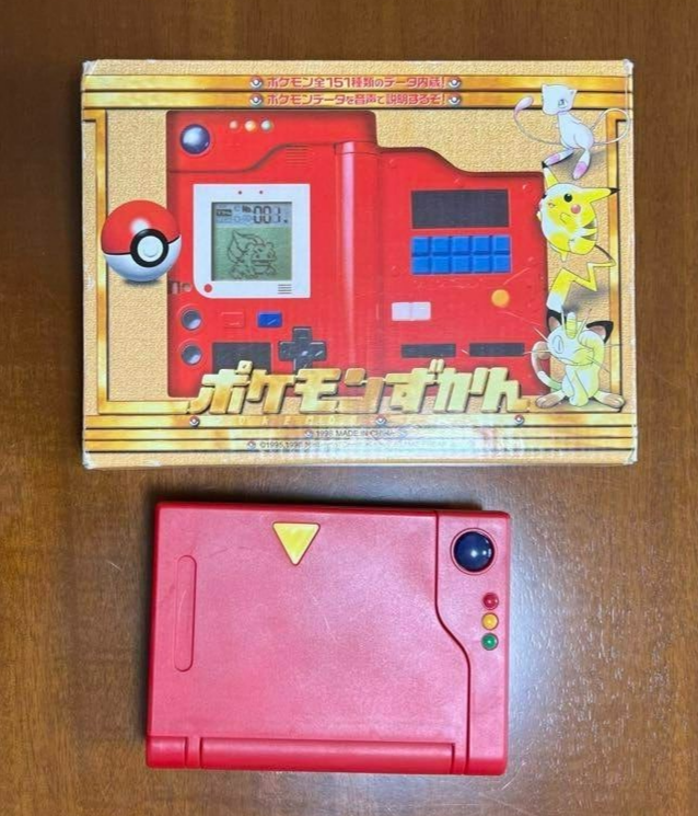 Nintendo Pokemon Pokedex Handheld Holo Vintage Super First Nintendo Pokemon Pokedex Handheld Holo Vintage Super First