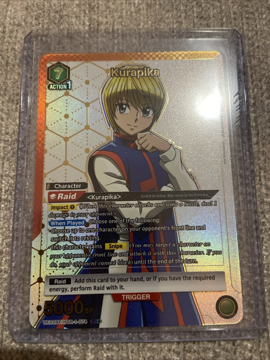 Kurapika UE02BT/HTR-1-074 SR* Alt Art Card Union Arena