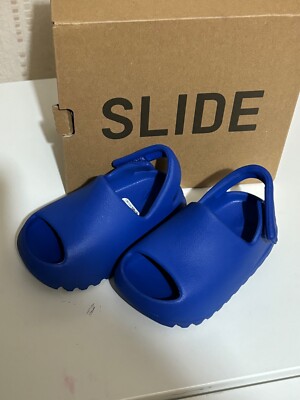 blue infant adidas yeezy slides size toddler UK