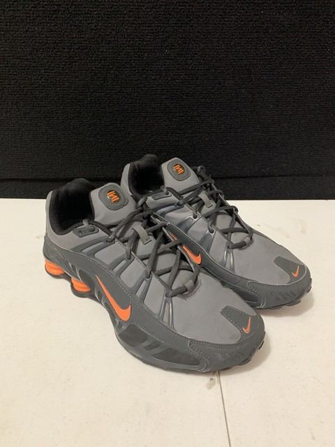 Size 9.5 - Nike Shox Turbo 3.2 SL Grey Orange for sale online | eBay