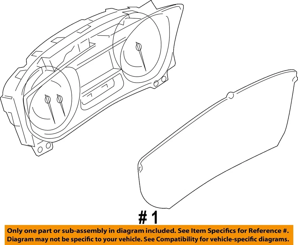 Medidor de velocímetro usado se adapta a: Ford Explorer MPH ID 2015 CB5T-10849-EA a través de EK Gra Foto 4 de 4