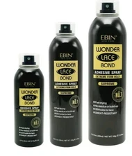 Ebin Wonder Lace Bond Wig Adhesive Spray  Extreme Firm Hold (6.8 Oz)