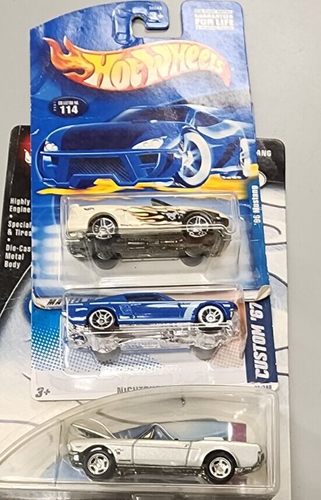 (Lotto di 5) Collettore Hot Wheels 114 Mustang 100% Ford 65 Mustang Drag + altro - Foto 2 di 13