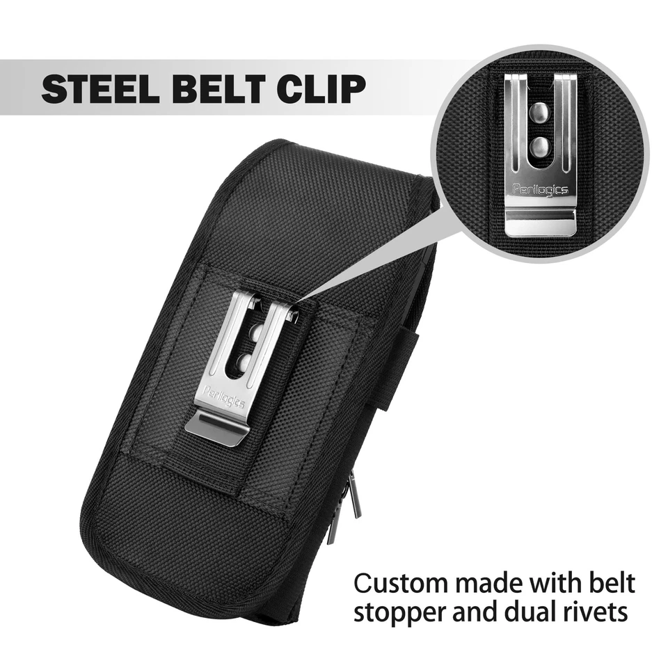 Belt Phone Holster For iPhone 16/15/14 Plus, Pro Max with Phone Case Installed - Image 4 of 4