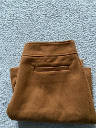 Falda corta forrada línea A tejida LOFT para mujer marrón talla 6 - Imagen 9 de 10