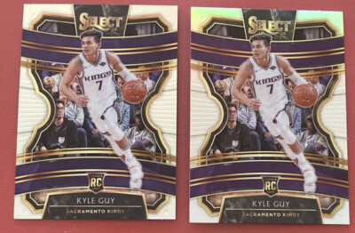 2019-20 Panini Select Prizm + Base RC Kyle Guy