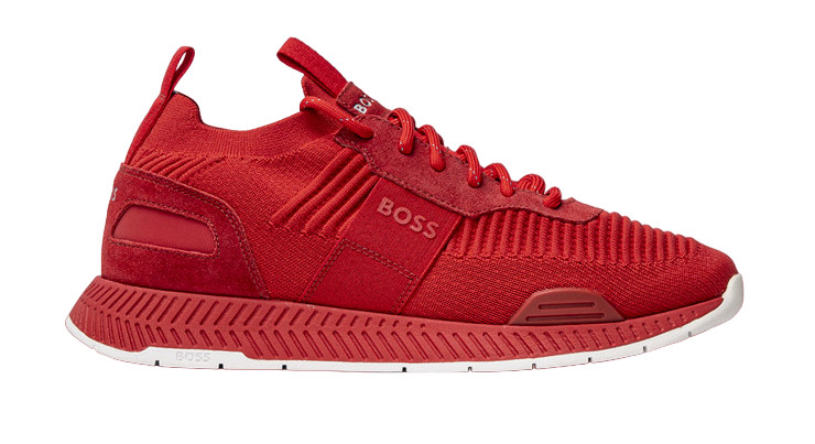 МУЖСКИЕ КРОССОВКИ HUGO BOSS RED TITANIUM RUNN KNSTA 50470596623 29590₽