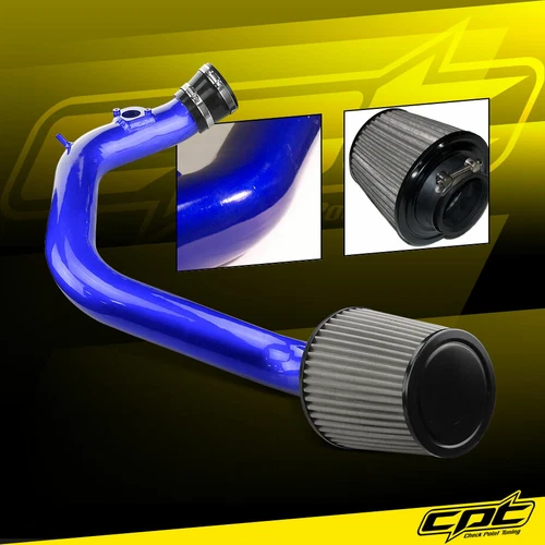 For 11-15 Optima 2.4L 4cyl Blue Cold Air Intake + Stainless Air Filter