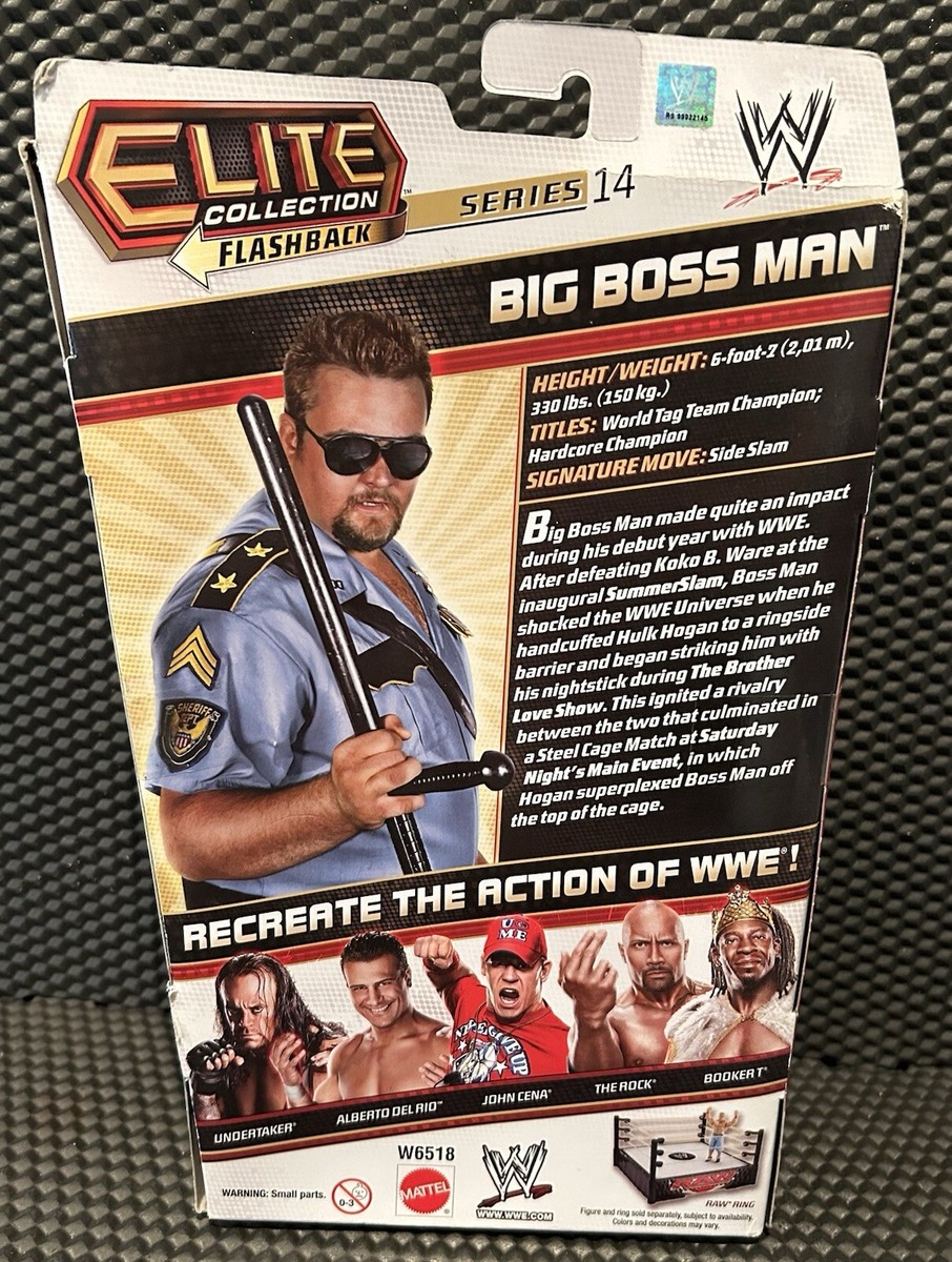 WWE Mattel 2011 Elite Collection Flashback Big Boss Man Series 14